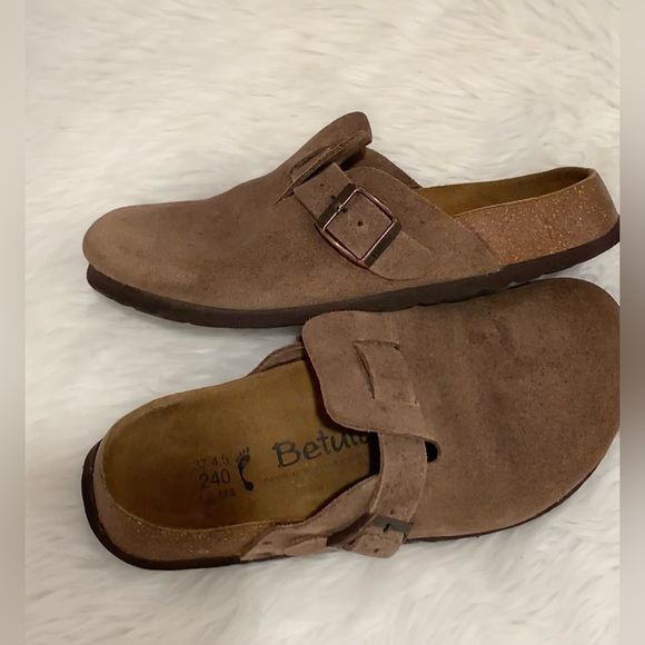 BETULA Birkenstock suede clogs shoes size 37 - Picture 10 of 16